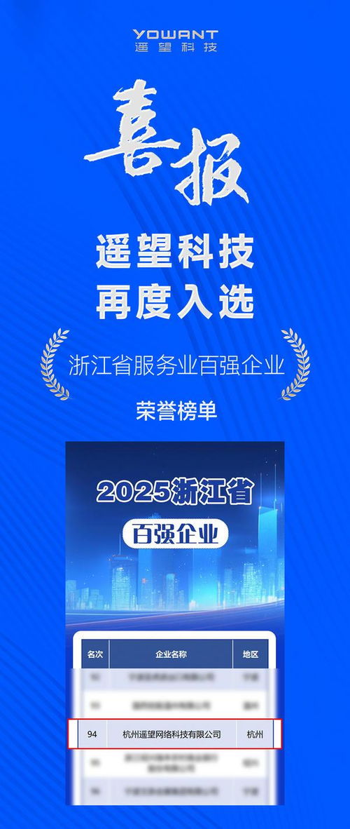 从服务IP到服务品牌 遥望科技登榜2025浙江省服务业百强企业的启示
